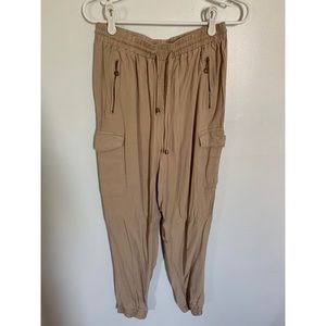 Khaki joggers